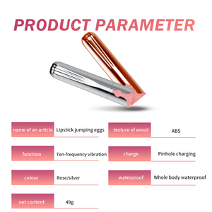 Lippenstift-Vibrator Erotikspielzeug für Erwachsene 10 Kraftvolle Vibrationen für Diskreten Lippenstift-Vibrator USB-Sexspielzeug für Frauen - Product Image 2