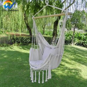 <span class=keywords><strong>Silla</strong></span> Colgante Tipo <span class=keywords><strong>Hamaca</strong></span> para Interiores y Exteriores con Borlas, <span class=keywords><strong>Hamaca</strong></span> Colgante de Macramé para Niños - Product Image 1