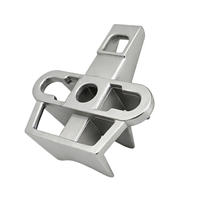 Support de poteau universel en alliage d'aluminium (UPB) - Type à double pince de tension pour matériel de support de câble à fibres optiques FTTH ADSS OPGW