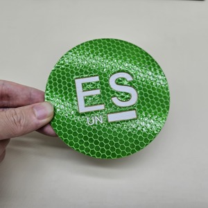 factory wholesale custom plastic ABS printing solar powered <b>stickers</b> - Product Image 3