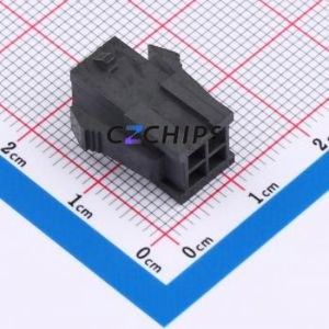 ZX-MX3.0-2-2P-HMJK Housing (Wire-to-Board / Wire-to-Wire) P=3mm Connector 2x2P 3mm Micro-Fit (MX 3.0) 3mm - Product Image 1
