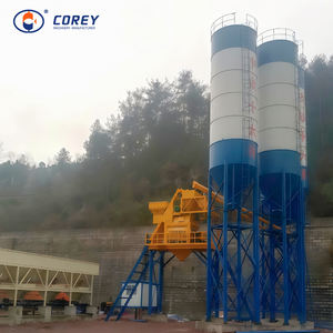 Centrale à béton autochargeante Corey Hzs120 120M3/h, petite, contrôlée par PLC, avec pompe, moteur, ligne de production, garantie de 2 ans - Product Image 1