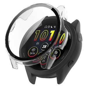 Couvercle de protection d'écran de montre intelligente en verre trempé PC pour étui Garmin <span class=keywords><strong>Forerunner</strong></span> 265 65S 965 <span class=keywords><strong>955</strong></span> - Product Image 1