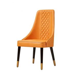 Luxury Classic Design Colorful Hotel Restaurant High Back <b>Dinning</b> PU Leather Dining <b>Chairs</b> - Product Image 4