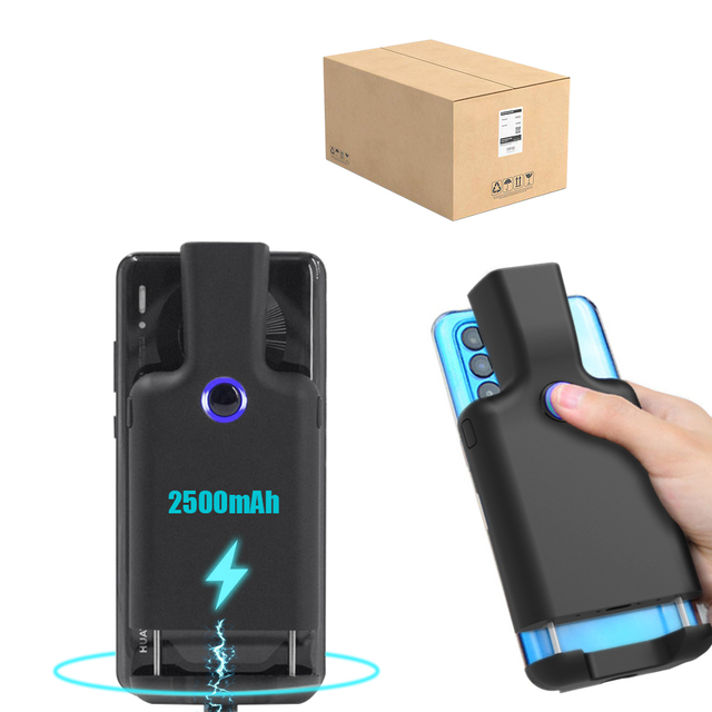2025 New Back Clip Barcode Scanner , Phone case Easy Attached, Compatible Android IOS Smartphone