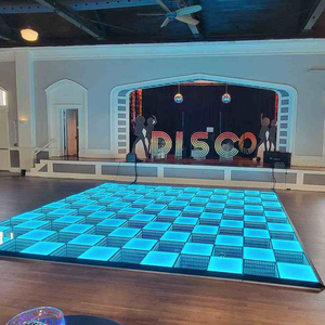 พื้นเต้นรำ LED 3 มิติ พร้อมเอฟเฟกต์กระจกอินฟินิตี้ สำหรับการแสดงบนเวทีไนท์คลับ และตกแต่งงานแต่งงานสุดหรู - Product Image 1