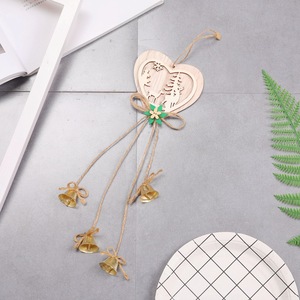 Adornos de Madera con Grabado Láser para Árbol de Navidad, Estrellas de Cinco Puntas y Campanas como Regalos Navideños - Product Image 3