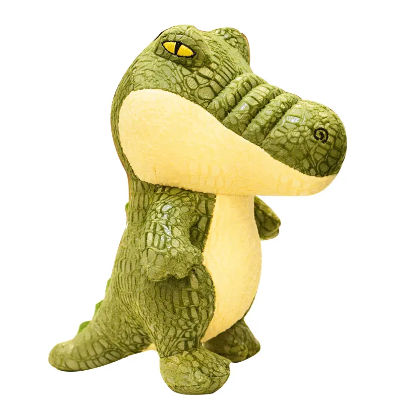 Amazon hot selling plush Stuffed animal Green Gray crocodile plush toy Key Chain anime plush toys