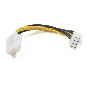 Kabel Ekstensi CPU 8Pin Kabel Suplai Kabel Adaptor Konversi Daya Diperpanjang 8-Pin Kabel Catu Daya Motherboard