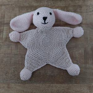 <span class=keywords><strong>Doudou</strong></span> en tricot crocheté en forme d'ours ou de mouton pour bébé, couverture de sécurité pour bébé, jouet de confort pour le sommeil, couverture en coton tricoté pour bébé - Product Image 3