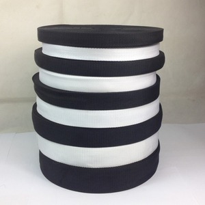Domai <b>Webbing</b> Striped Black White 2-2.5mm 300D 900D Polypropylene For Clothing - Product Image 1