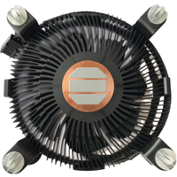 Refroidisseur de processeur Intel Original 10e et 11e génération avec dissipateur thermique en cuivre et ventilateur de refroidissement en aluminium pour LGA 1150 1151 1155 1156 1200 1700