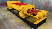 Machine de fabrication de blocs creux automatique continue, moteur, PLC, pompe, boîte de vitesses, haute productivité, 380V, garantie 1 an, ligne de production de briques