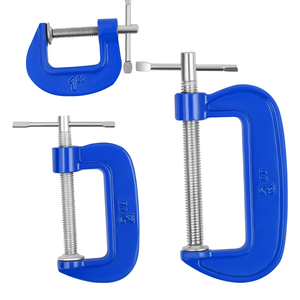 Juego <span class=keywords><strong>de</strong></span> 3 Abrazaderas <span class=keywords><strong>de</strong></span> <span class=keywords><strong>Herramientas</strong></span> Tipo G <span class=keywords><strong>de</strong></span> 1\", 2\" y 3\" <span class=keywords><strong>de</strong></span> la Marca <span class=keywords><strong>de</strong></span> Alta Gama GOODKING, Venta Directa <span class=keywords><strong>de</strong></span> Fábrica 54003 - Product Image 2