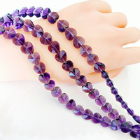 Perles en verre facettées en forme de cœur, 10 mm, 14 mm, 100 pièces, trou droit, pour bracelets et accessoires vestimentaires