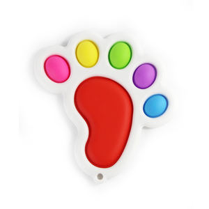 Pädagogische Autismus Linderung Angst Stress Spielzeug Pack Einfache Grübchen Silikon Push Pop Bubble Sensory Toy Set - Product Image 5