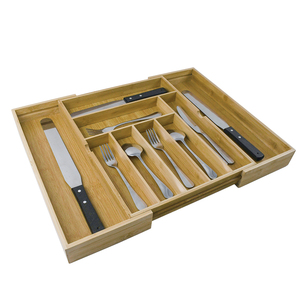 WDF Expandable Utensil Cutlery Tray Silverware <strong>Kitchen</strong> <strong>Drawer</strong> <strong>Organiser</strong> Cutlery for <strong>Kitchen</strong> - Product Image 2