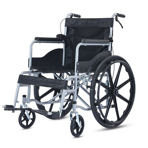 Factory Direct Supply Steel Manual Wheelchairs for Patient Shockproof Rehabilitation Treatment Supplies Medical Equipment - Product Image 4