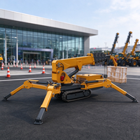 Grue araignée télescopique 2026 de 3 tonnes, 5 tonnes, 8 tonnes avec flèche longue et jib de manutention