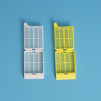 Cassette d'incrustation pour biopsie tissulaire jetable en plastique pour usage en laboratoire, pour la pathologie