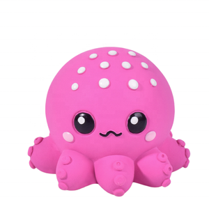 Jouet à mâcher pour chien en caoutchouc, animaux marins mignons (poulpe, <span class=keywords><strong>requin</strong></span>, poisson-bouffon), couineur, pour le nettoyage des <span class=keywords><strong>dents</strong></span> et le jeu interactif - Product Image 5