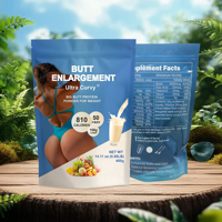 Poudre de gainage naturel OEM/ODM BBL pour l'agrandissement des fesses, extrait de Maca, beauté des fesses