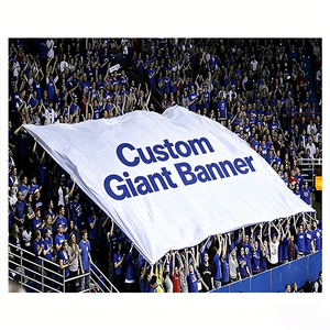 Impresión Personalizada de Cualquier Tamaño, Bandera Gigante con Logotipo Personalizado para Partidos de Fútbol, Aficionados, Calcio, Tifo - Product Image 1