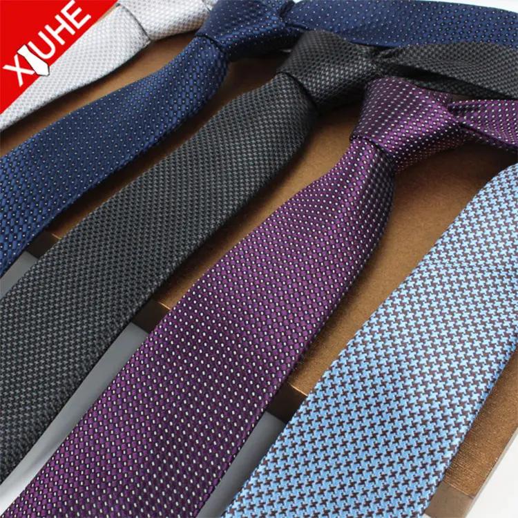 Trung Quốc shengzhou tùy chỉnh quan hệ chính thức dệt đồng bằng màu đen Tie tùy chỉnh người đàn ông ý lụa cà vạt