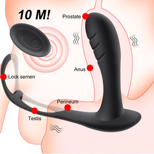 Máquina masajeadora de próstata recargable por USB, con luces indicadoras, tratamiento potente de vibración, máquina de estimulación Anal, 12 patrones - Product Image 3