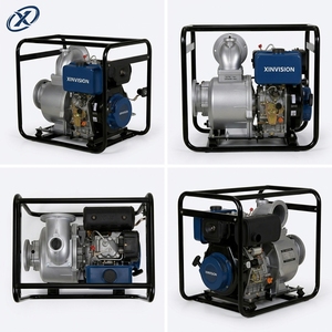 Bomba de Agua Diésel de Alto Caudal 120m³/h de 6 Pulgadas 192F 12HP, Bomba Centrífuga Autocebante con Arranque Eléctrico para Riego Agrícola - Product Image 4
