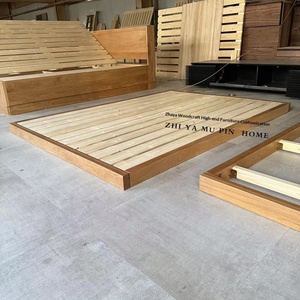 White Oak Tatami <strong>Floor</strong> <strong>Bed</strong> Headboardless Low Platform <strong>Bed</strong> Japanese Minimalist Solid Wood <strong>Bed</strong> <strong>Frame</strong> for Kids Bedroom - Product Image 6