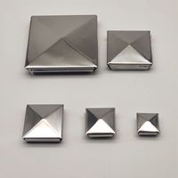 Tapa de Poste de Cercado de Cobre y Acero Galvanizado de Alta Calidad para Puertas de Cercado y Jardines, Tamaños Personalizables
