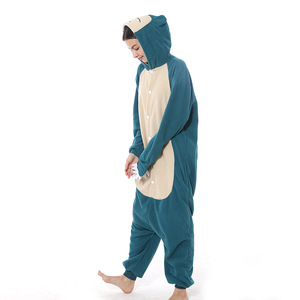 Gran oferta dibujos animados Snorlax Cosplay conjunto completo disfraces de lujo franela dormir mono Halloween - Product Image 5