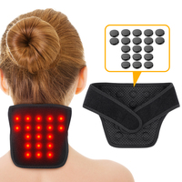 Masseur de cou chauffant réglable, protection fonctionnelle pour soulager l'arthrite, les migraines et les maux de tête