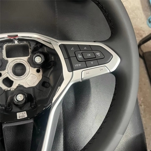 Volante Deportivo de Cuero y Fibra de Carbono en Oferta, Compatible con <span class=keywords><strong>Golf</strong></span> <span class=keywords><strong>7</strong></span> <span class=keywords><strong>R</strong></span> MK4 <span class=keywords><strong>5</strong></span> 6 <span class=keywords><strong>7</strong></span> 8 Polo <span class=keywords><strong>R</strong></span> <span class=keywords><strong>Line</strong></span> - Product Image 5