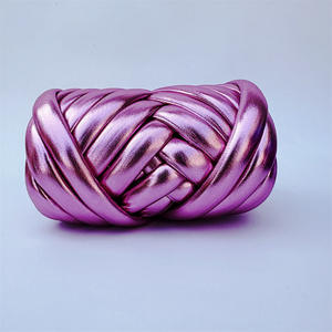 2.5-3cm Fil Artisan Briller Couleurs Métalliques Géant Polyester Islande Core Fil Filé Chunky DIY Tube T-shirt Fil 250g/500g/<span class=keywords><strong>1kg</strong></span> - Product Image 5