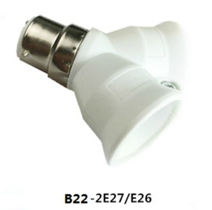 2 en 1 Double <span class=keywords><strong>E27</strong></span> Socket Base Extender Splitter Converter Plug Adapter Bulb Lamp Holder <span class=keywords><strong>B22</strong></span> to 2E27 - Product Image 6