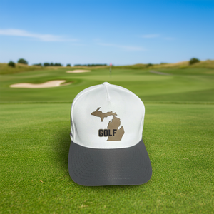 Casquette de baseball sportive en polyester imperméable à 5 panneaux avec logo personnalisé, perforations découpées au laser, ajustable, fabriquée au Vietnam - Product Image 1