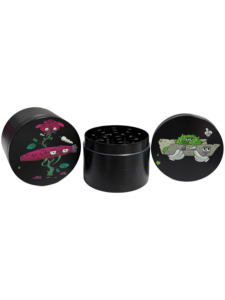 เครื่องบดสมุนไพรแบบแมนนวลทรงกลม ทำจากโลหะผสมสังกะสี ขนาด 50 มม. พร้อมลายพิมพ์เต็มรูปแบบ สำหรับเป็นอุปกรณ์เสริม - Product Image 5