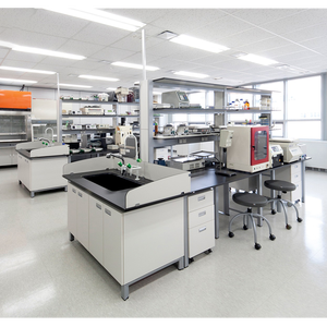 Banco da Laboratorio Personalizzato, Durevole e Regolabile, Arredamento per Laboratori Biotecnologici, Banco da Lavoro in Acciaio Inossidabile - Product Image 6