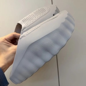 Hot 2026 Unisex Premium Sport 001 Like Slides Perforated Breathable Chunky Wave Sole <b>Mule</b> <b>Slippers</b> - Product Image 6