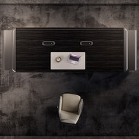 Ensemble de bureau et chaise de direction classique et haut de gamme, bureau de PDG moderne et simple, luxe léger et haut de gamme