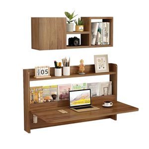 Escritorio suspendido plegable para el hogar moderno, escritorio de escritura para estudiantes, mesa de ordenador portátil, venta directa de fábrica - Product Image 1