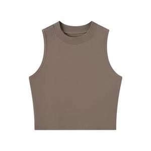 Top da <span class=keywords><strong>Donna</strong></span> in Offerta, Canotte Personalizzate a Costine, Top Avvolgente, Canotta con Spalle <span class=keywords><strong>Larghe</strong></span>, Top Corto Traspirante e Confortevole per Donne - Product Image 3