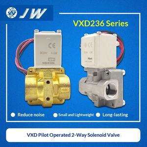 JW 精密先导式二通电磁阀，用于水、油、气控制，1/4 英寸端口尺寸型号 VXD236BA/CA/DA/EA - Product Image 3