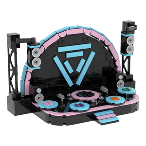 Set de Construcción de Bloques MOC1653 de Five Nights at Freddy's, Escenario de Rock, 395 Piezas, Juego de Construcción, Figura de Acción, Modelo de Juguete - Product Image 1