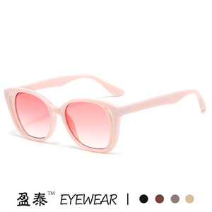 แว่นกันแดดทรงแคทอาย UV400 กรอบ PC เลนส์เรซิ่น แฟชั่นสำหรับทุกเพศ - Product Image 2