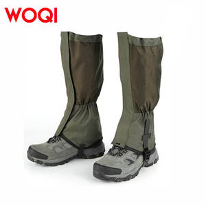 Polainas de nieve WOQI de nailon y algodón, impermeables, ajustables, para esquí, senderismo, uso en invierno al aire libre, unisex, talla adulto. - Product Image 2