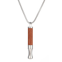 Collar Inhalador de Aceites Esenciales con Sabor, Recargable, Sin Nicotina, para la Ansiedad y la Meditación Consciente, para Adultos