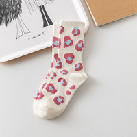 Vente d'usine Jacquard Designer Crew Cotton love Hearts Chaussettes